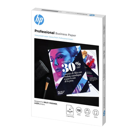 HP - Fotopapier 3vk91a A4 Laser 180gr glänzend