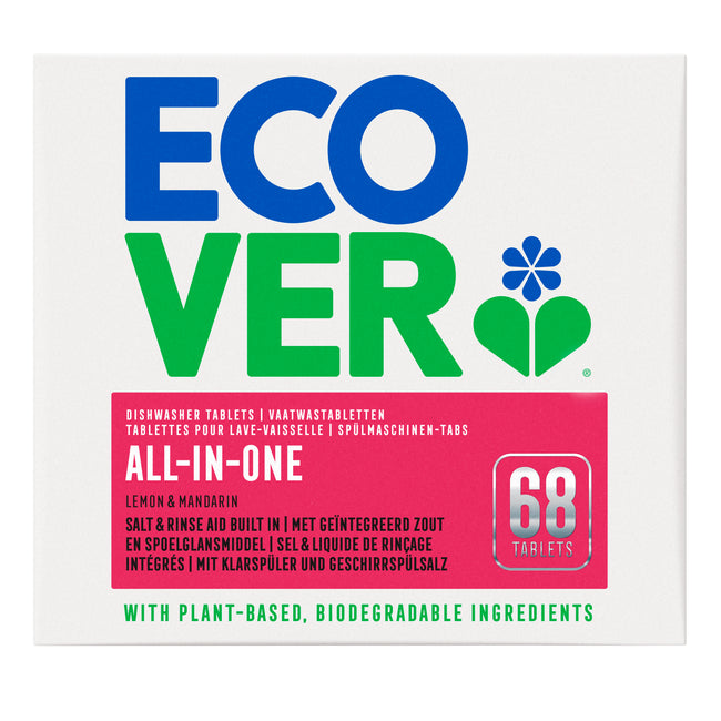 Ecover - Spülmaschinentabs All In One 68 Stück