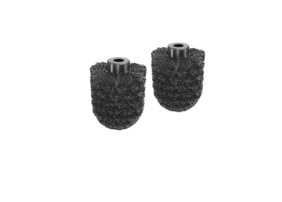BlackSatino - Toilettenbürste mit 2 Stück schwarz 332150