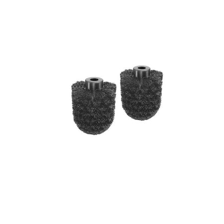 BlackSatino - Toilettenbürste mit 2 Stück schwarz 332150