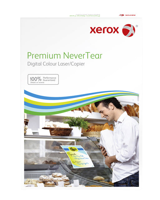 Xerox - nicht tear A4 120micron 160gr White | Pack von 100 Blättern