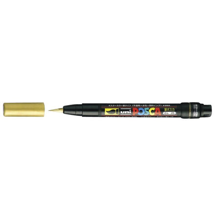 Posca - Paintmarker Uni PCF350 Pinsel 1-10mm Gold