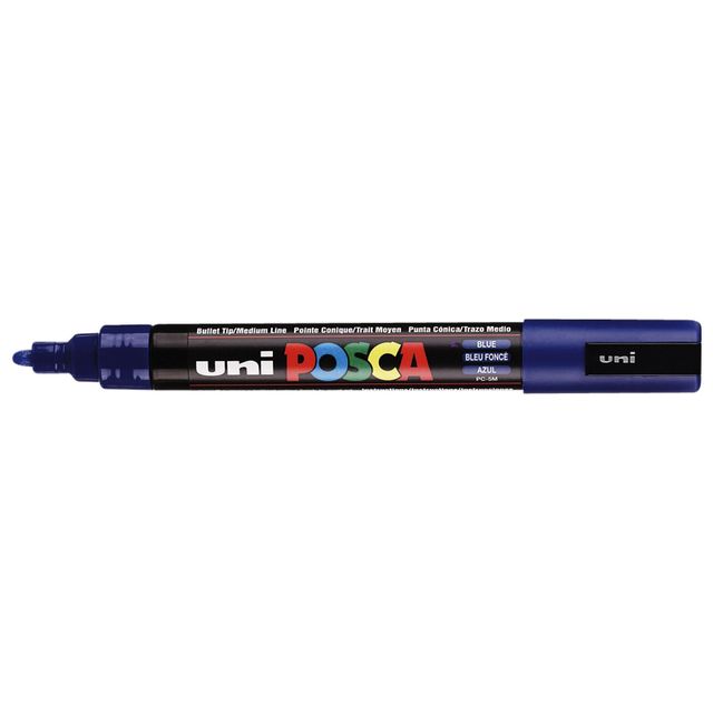 Posca - Paintmarker Uni PC5M mittel dunkelblau | 6 Stück