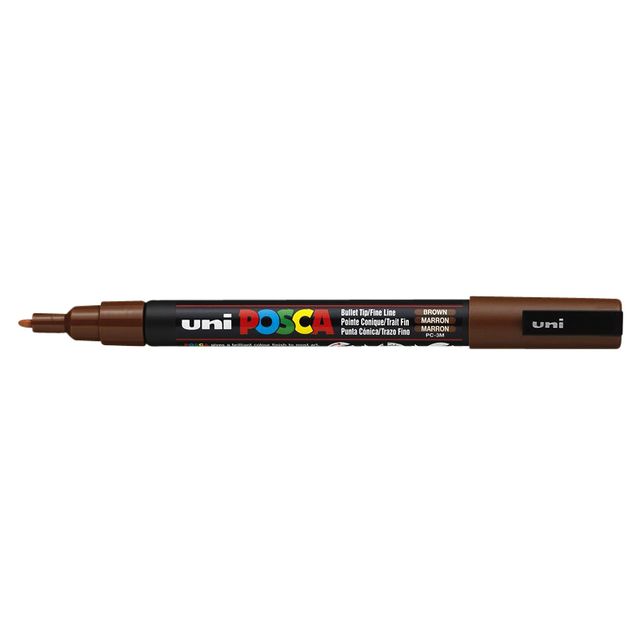 Posca - Paintmarker Uni PC fein braun | 6 Stück