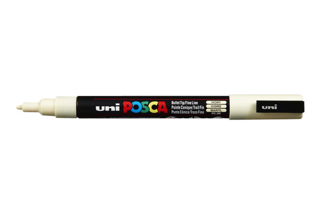 POSCA PC3M F Ivory | 6 Stück