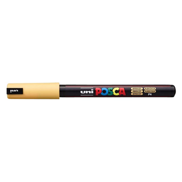 Posca - Paintmarker Uni PC1MR extra fein apricot | 6 Stück