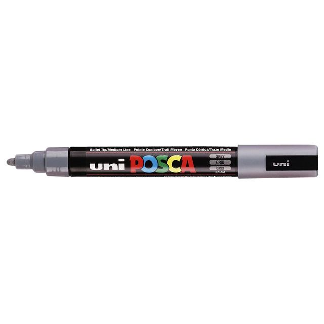 Posca - Paintmarker Uni PC5M mittelgrau | 6 Stück