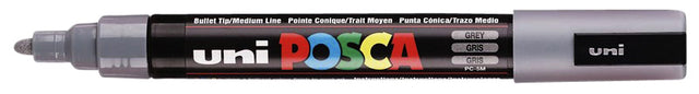POSCA PC5M M GRAU | 6 Stück