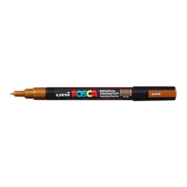 Posca - Paintmarker Uni PCfine bronze | 12 Stück