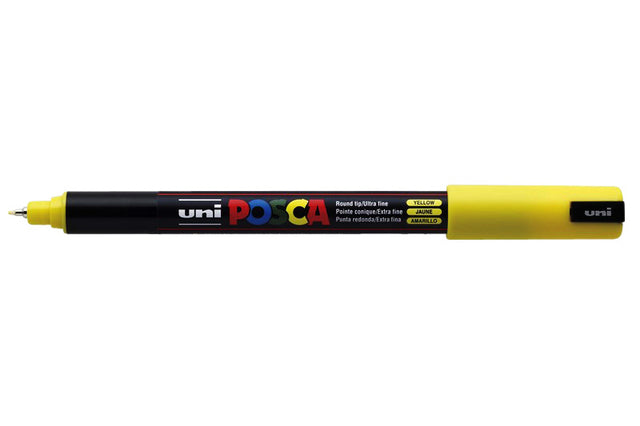 POSCA PC1MR EF Yellow | 6 Stück
