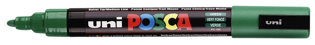 POSCA PC5M M Dunkelgrün | 6 Stück