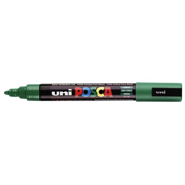 Posca - Paintmarker Uni PC5M mittel dunkelgrün | 6 Stück