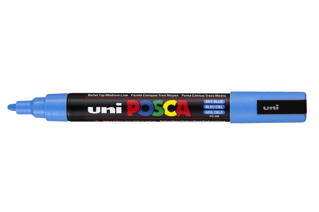 POSCA PC5M M Hemelblauw | 6 Stück