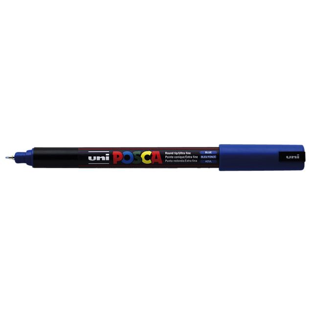 Posca - Paintmarker Uni PC1MR extra fein dunkelblau | 12 Stück