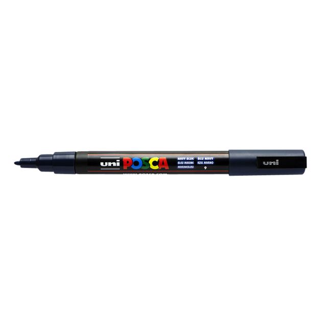 Posca - Paintmarker Uni PCfine marineblau | 6 Stück