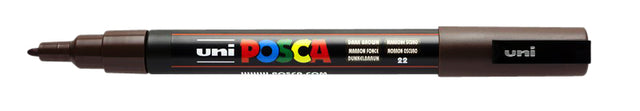 POSCA PC3M F Dunkelbraun | 6 Stück