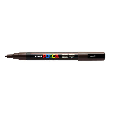 Posca - Paintmarker Uni PCfine dunkelbraun | 6 Stück