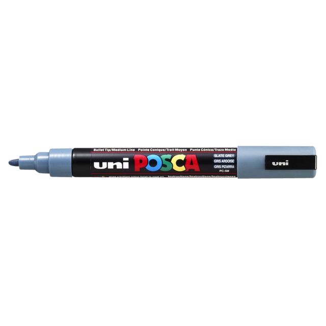 Posca - Paintmarker Uni PC5M mittleres Schiefergrau | 12 Stück