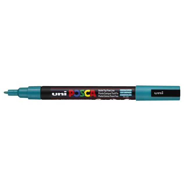 Posca - Paintmarker Uni PCfine smaragdgrün | 6 Stück