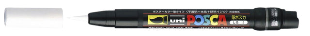 Posca - Paintmarker Uni PCF350 Pinsel 1-10mm weiß