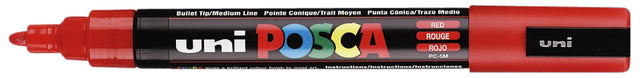 POSCA PC5M M POCA rot | 6 Stück