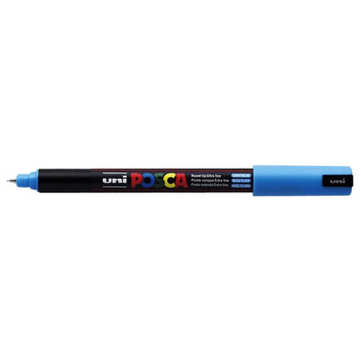 Posca - Paintmarker Uni PC1MR extra fein hellblau | 6 Stück