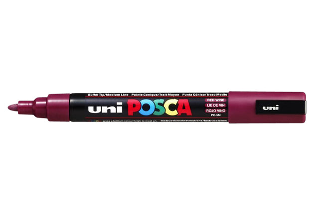 POSCA PC5M M Wine Rood POCA PC5M 12 Stücke