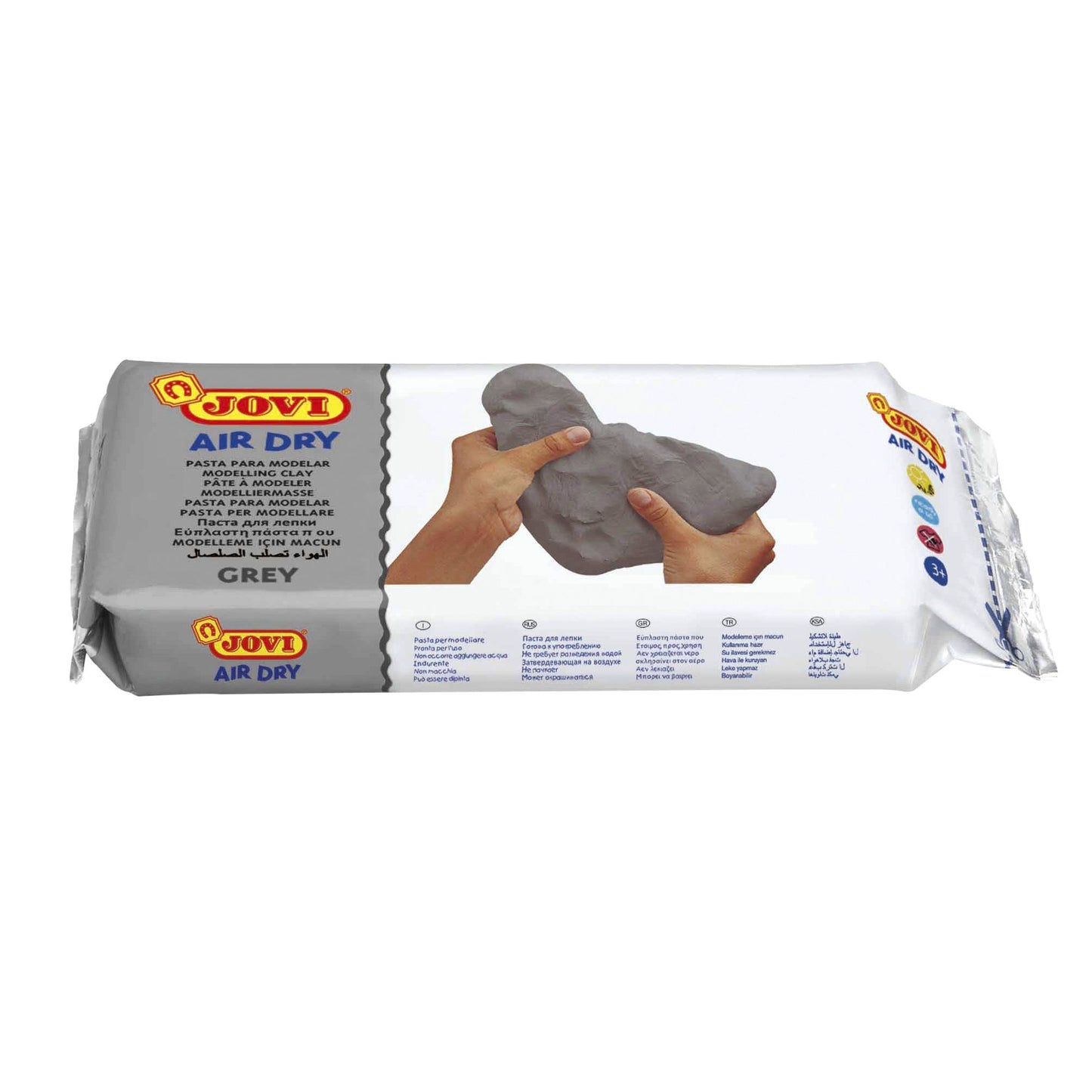JOVI - Ton lufttrocken 1kg grau