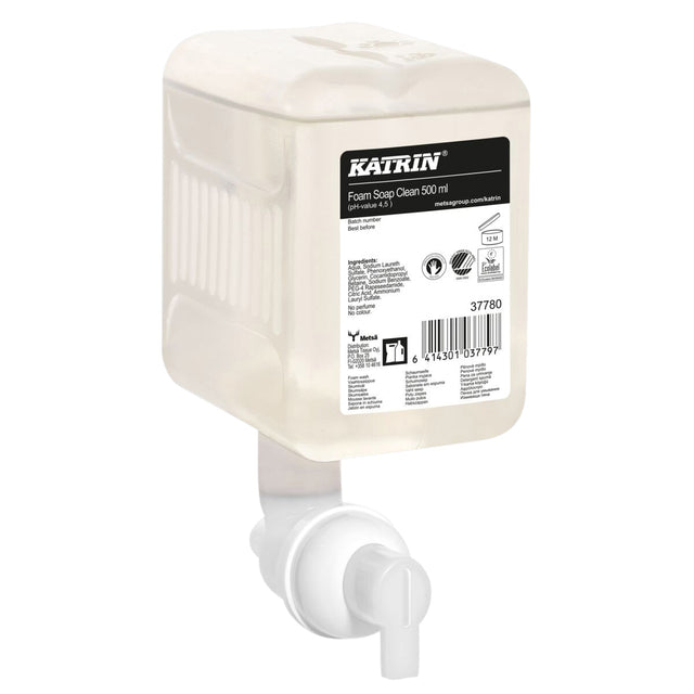 Handseife Katrin 37780 Schaum rein neutral 500 ml | 12 Stücke