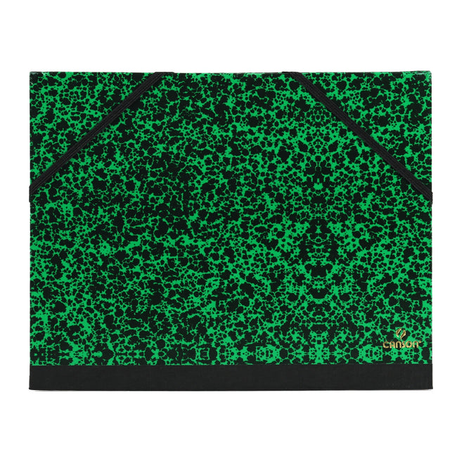 Canson - Zeichenmappe Studio Annonay Gummiverschluss 370x520mm grün