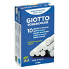 Giotto - Tafelkreidebox mit 10 Stück weiß
