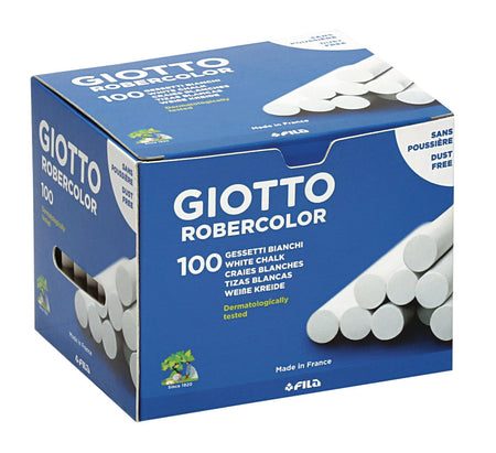 Giotto - Tafelkreidebox mit 100 Stück weiß