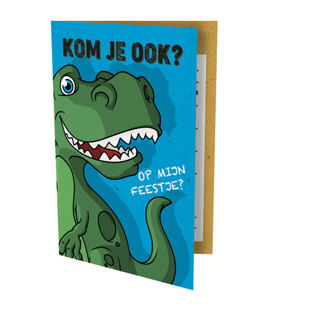 Interstat - Einladung Dinosaurier 13,5x9cm