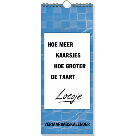 Interstat - Geburtstagskalender Loesje 6 32x13cm