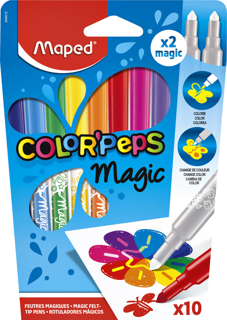 Filz -TIP mapered colorpseps Magic Set von 10 Farben