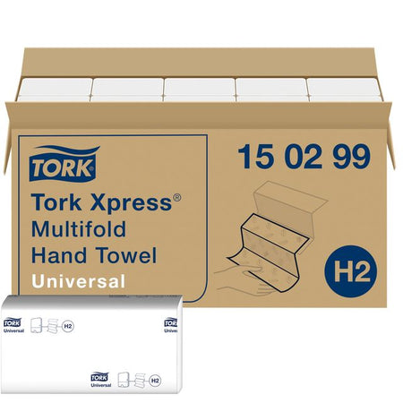 Tork - Handtuch H2 Xpress Universal Multifold 2-lagig 213x234mm 20x237 Blatt weiß 150299