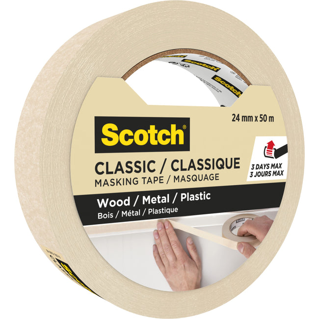 Scotch - Plakette klassisch 24mmx50m beige | 24 Stück