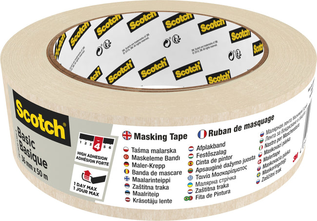 Scotch - Plakette Basic 36mmx50m beige