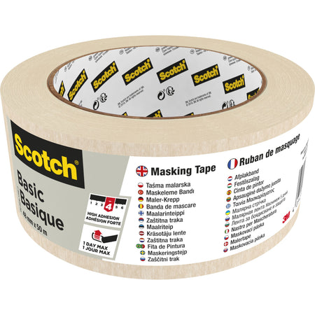 Scotch - Plakette Basic 48mmx50m beige | 12 Stück