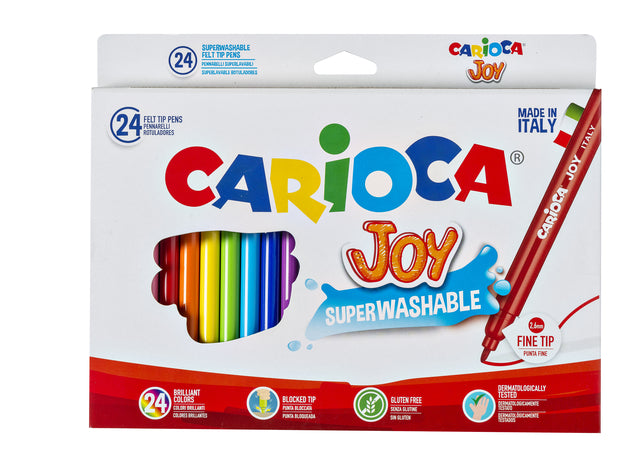Filztip Stifte Carioca Joy Set von 24 Farben