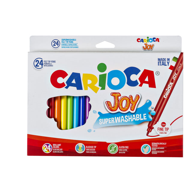 Carioca - Filzstift Joy sortiertes Set mit 24 Stück