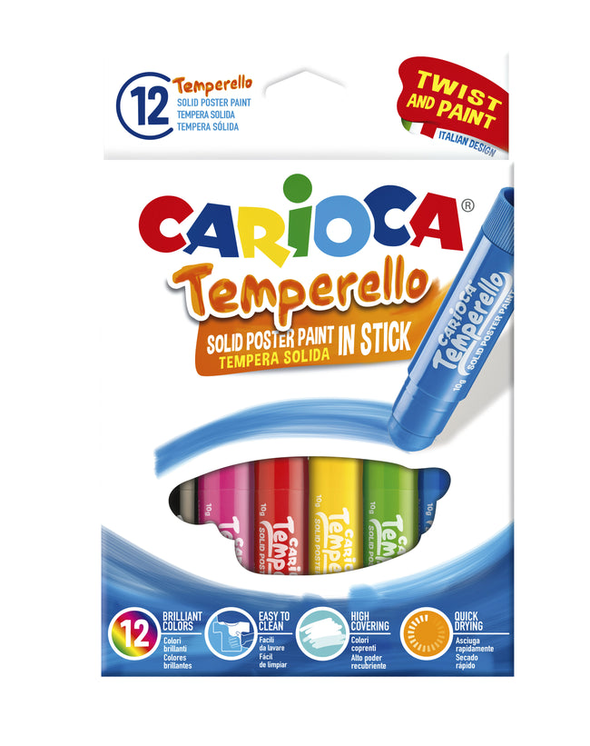 Carioca - Temperello-Gouache 12 Stück
