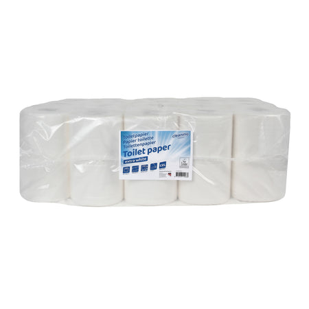 Cleaninq - Toilettenpapier 2-lagig 400 Blatt extra weiß