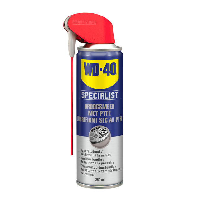 WD-40 – Sprüh-Trockenschmiermittel-Spezialist mit PTFE 250 ml