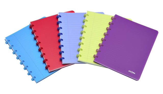 Atoma - Schrift A5 Blanco 144BLZ 90gr PP Perssp Ass
