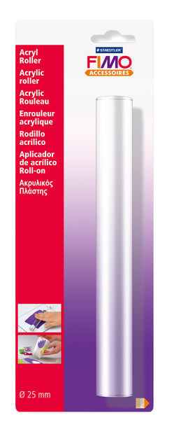 Acrylrolle Fimo Staedtler für Ton | 5 Stücke