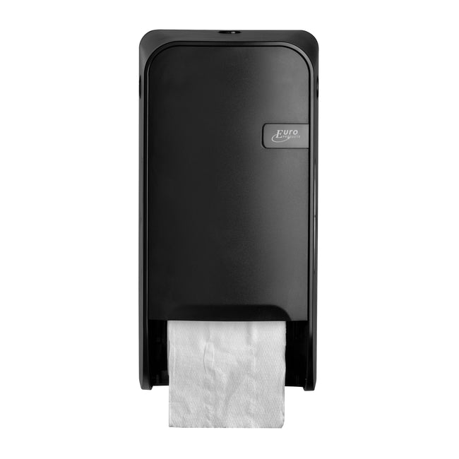 Quartzline - Toilettenpapierspender Q1 Systemrolle Duo schwarz 441051
