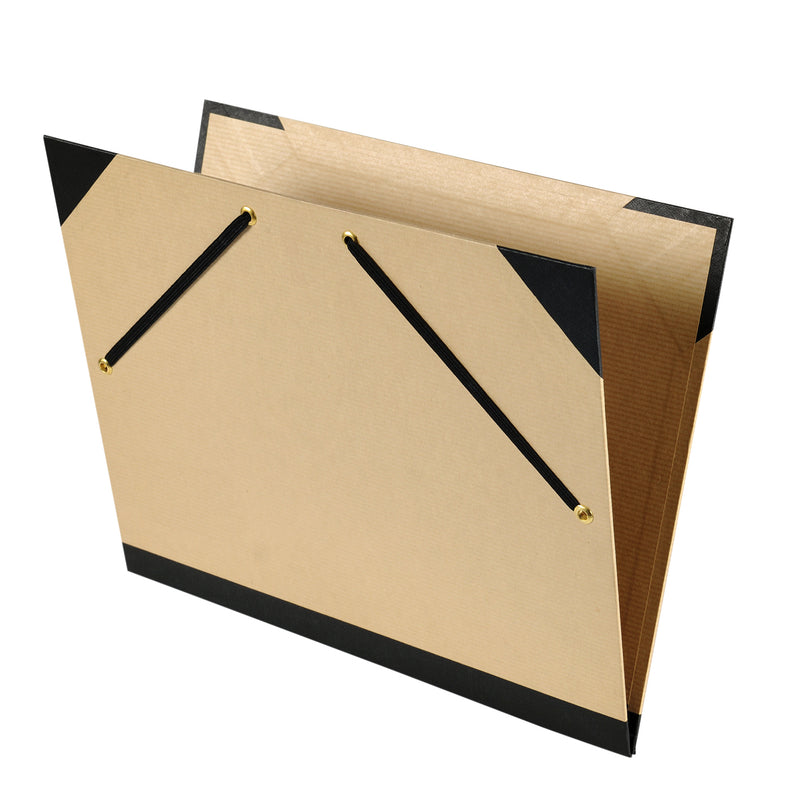Canson - Zeichenmappe Tendance mit elastischem Verschluss 520x720mm braun