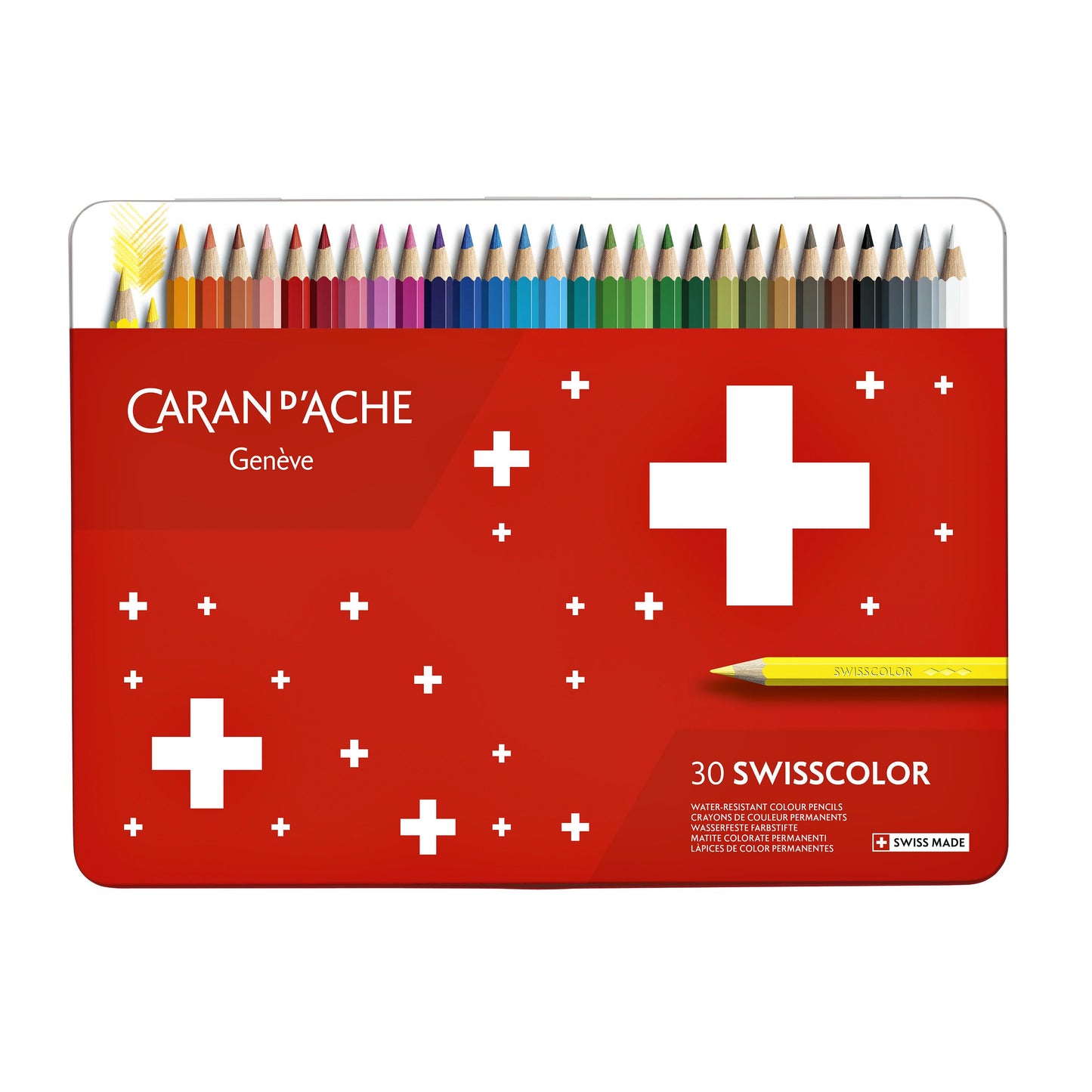 Caran d'ache - Buntstifte Swisscolor 30 Stück sortiert