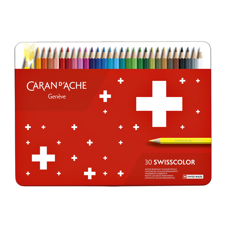 Caran d'ache - Buntstifte Swisscolor 30 Stück sortiert
